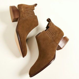 NEW ALEXANDER WANG Kori Tilt-Heel Suede Bootie